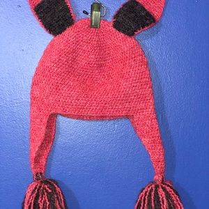 Bunny Ears Beanie, PERIKA Bright Pink